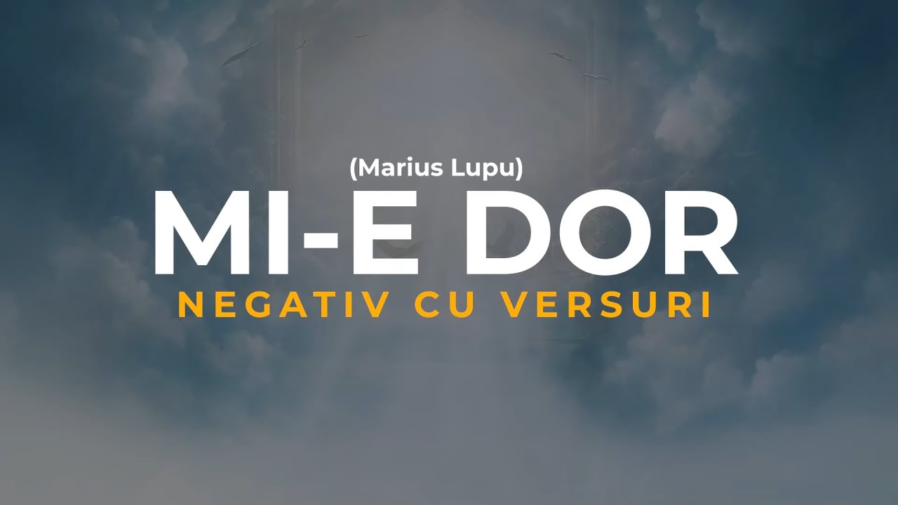 Negativ - MI-E DOR (Marius Lupu)