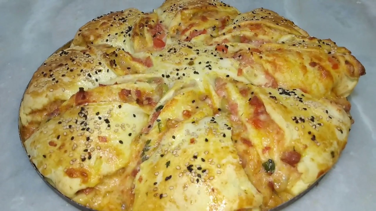 RECEITA DE SALGADO PIZZA SUPER RECHEADO COM MASSA FOFINHA FÁCIL