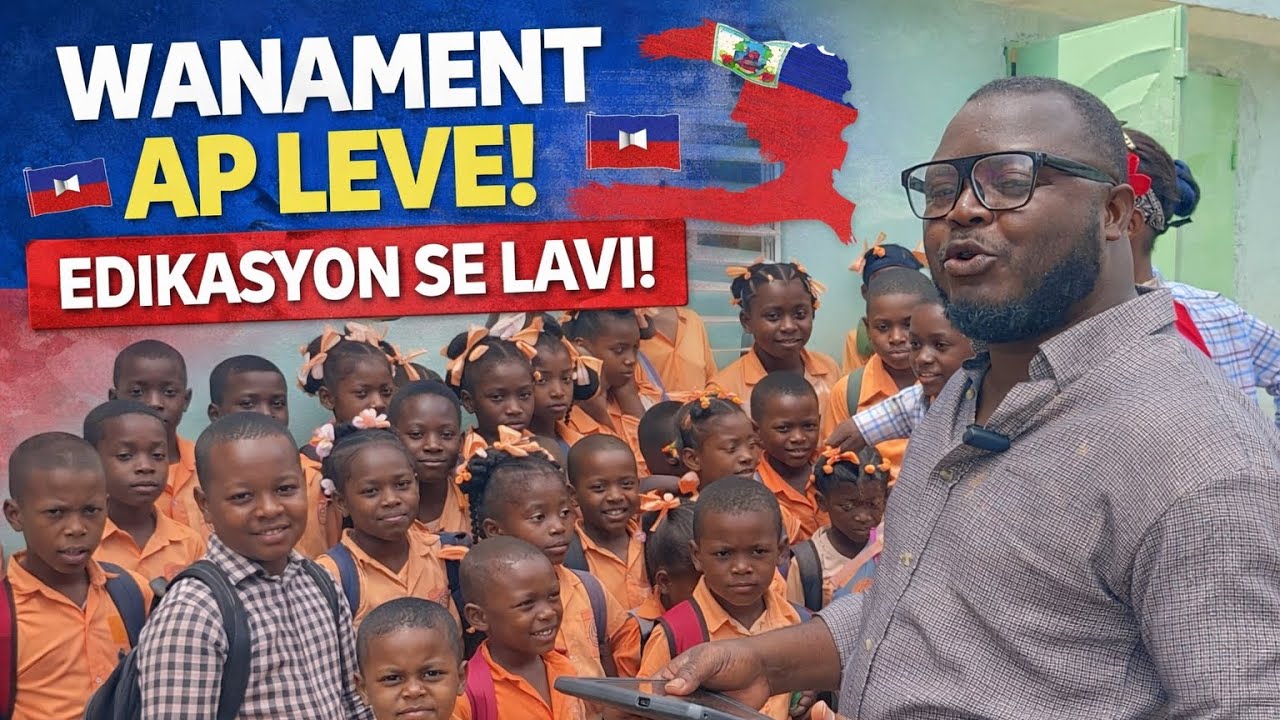 Wanament an Valè🇭🇹 | Fr Johnny fè ti vizit nan lekòl Antoine Dupré pou ankouraje edikasyon#education