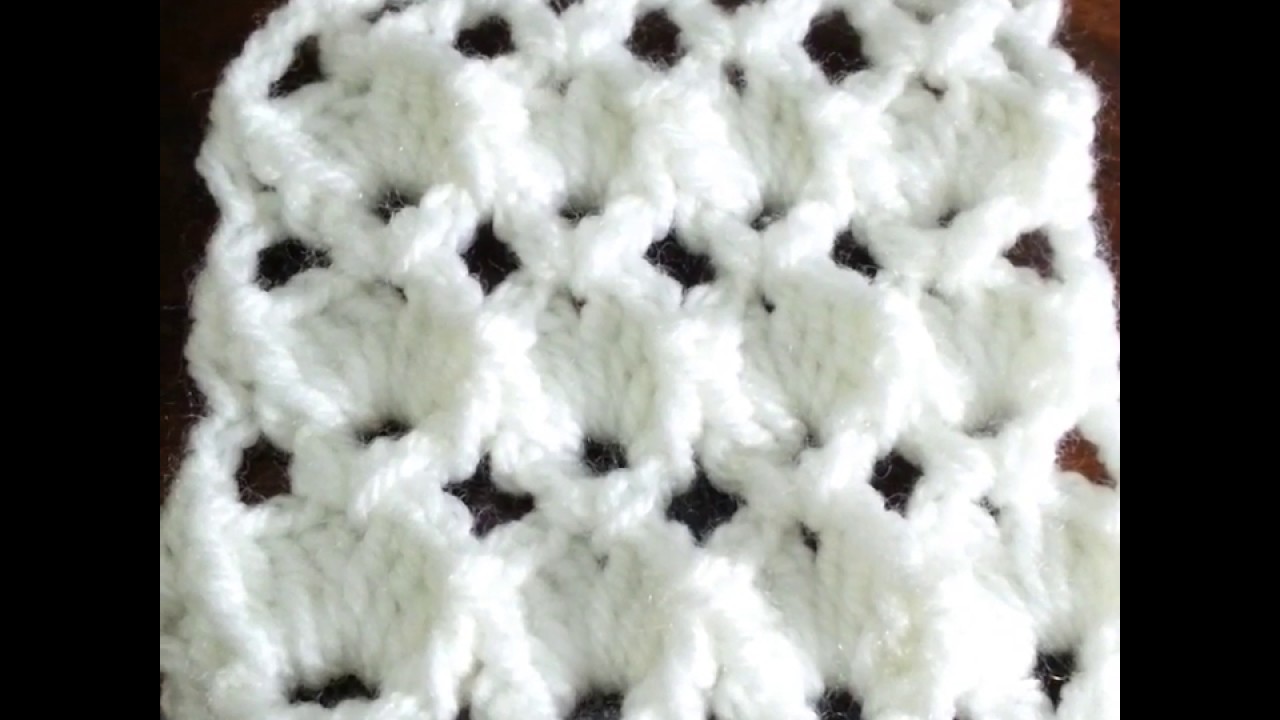 CROCHET : crochet marshmallow stitch