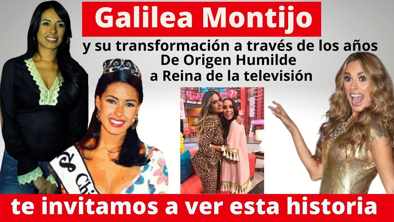 La Transformación de Galilea Montijo a traves de los años