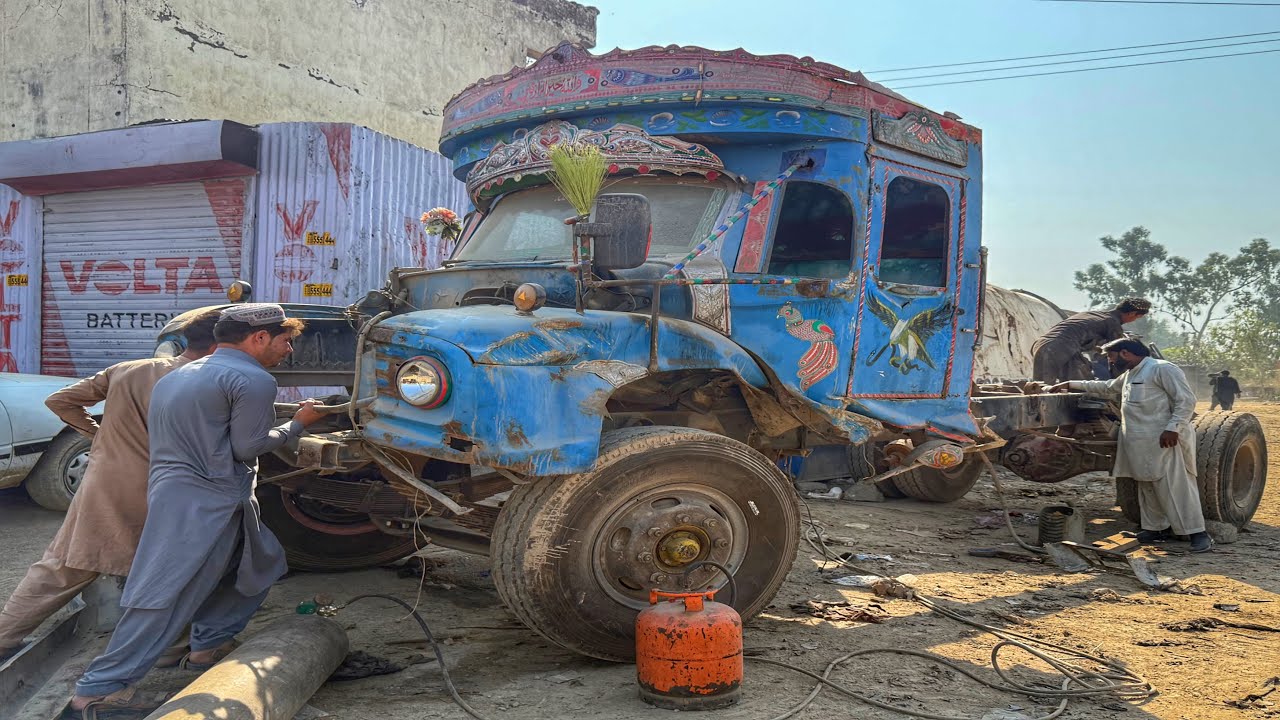 Opened up an old rusty Bedford and turned it into a powerful truck.
