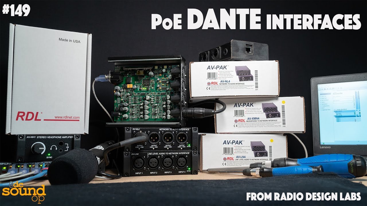 #149 - Dante Audio Interfaces by Radio Design Labs - First Look