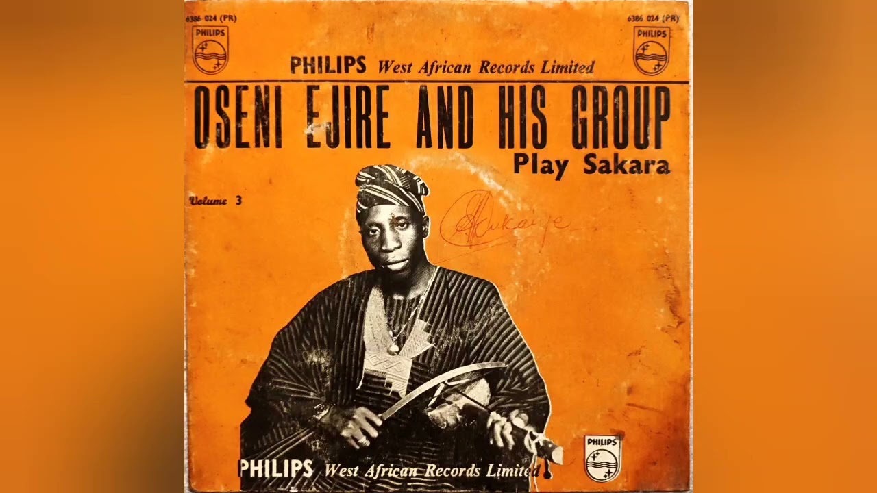 Oseni Ejire and His Group - Volume 3 - Side A - Philips 6396 024 - Yoruba Sakara