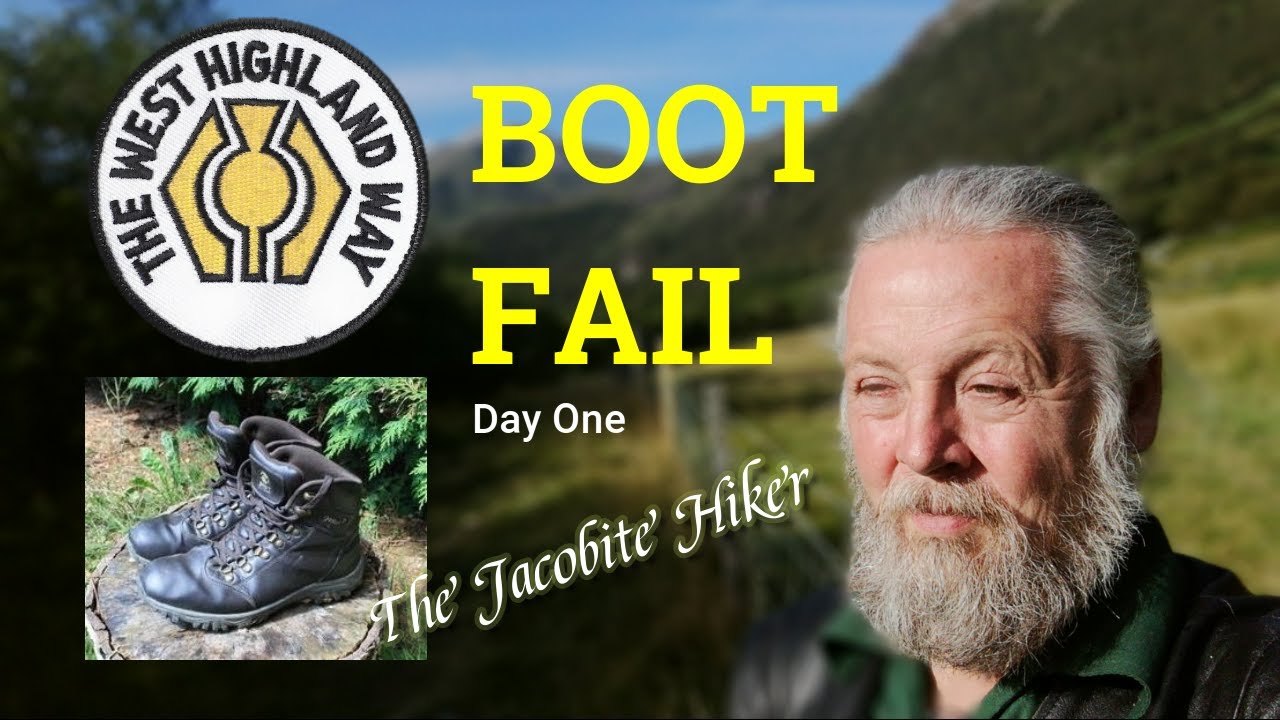 THE WEST HIGHLAND WAY - 'Milngavie' to before 'Gartness' - BOOT FAIL - DAY 1
