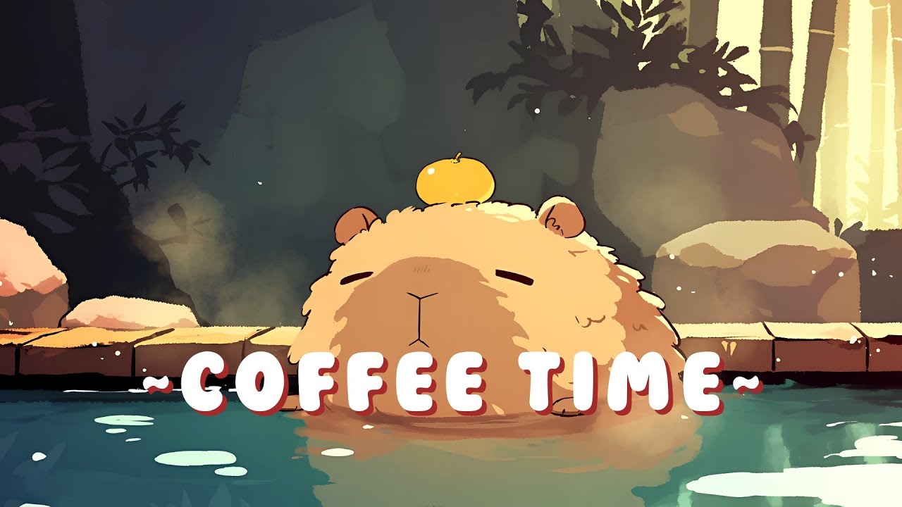 [1 Hour] Capybara Beats & Lofi - Peaceful Lofi Hip Hop Beats ~ Gentle Feelings ~ 🦫 🎧 ✨ | Sleep Aid