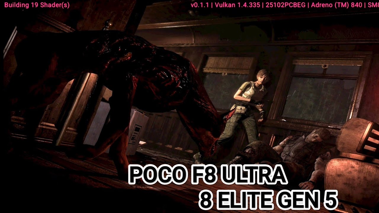 Resident Evil 0. Tutorial Settings-On Poco F8 Ultra 8 Elite Gen 5 /Android Eden Emulator 4k Reso.