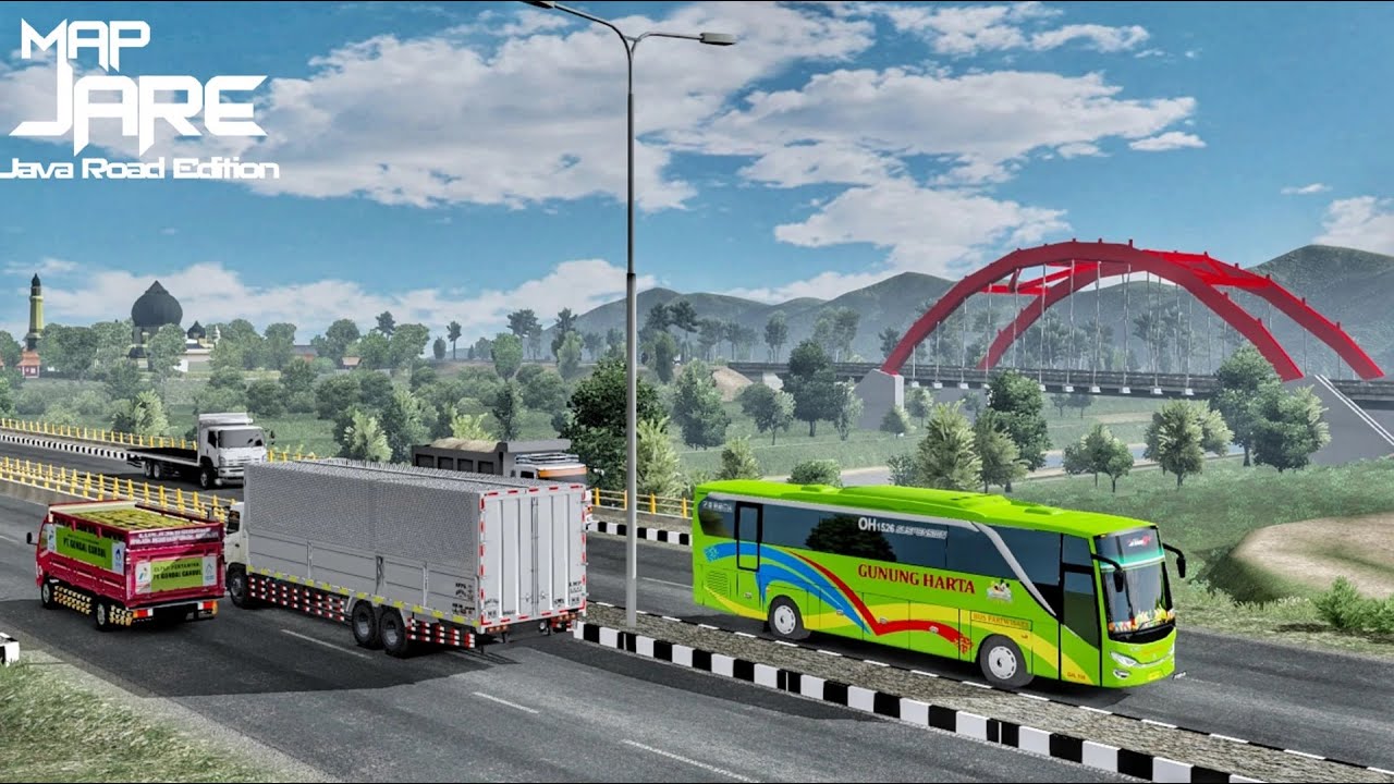 Map JATRA V3 Euro Truck Simulator 2 [1.50 to 1.57]