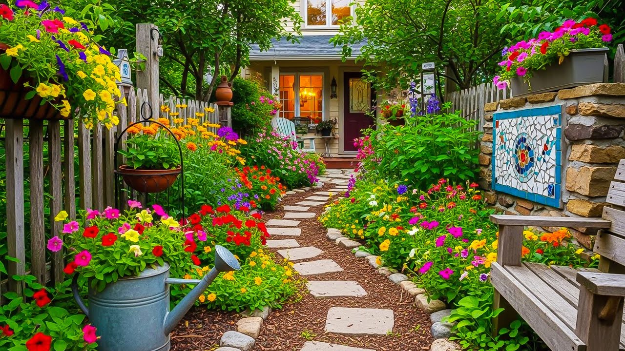 Home Garden Sanctuary 🌿 Relaxing Piano Music & Peaceful Nature Escape