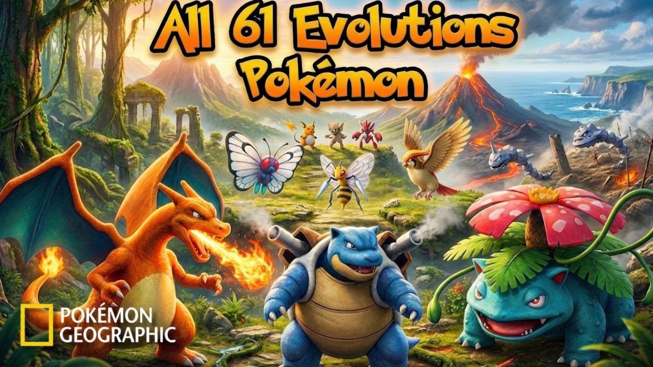 All 61 Evolutions Pok&eacute;mon in Real Life | Hyper Real Documentary