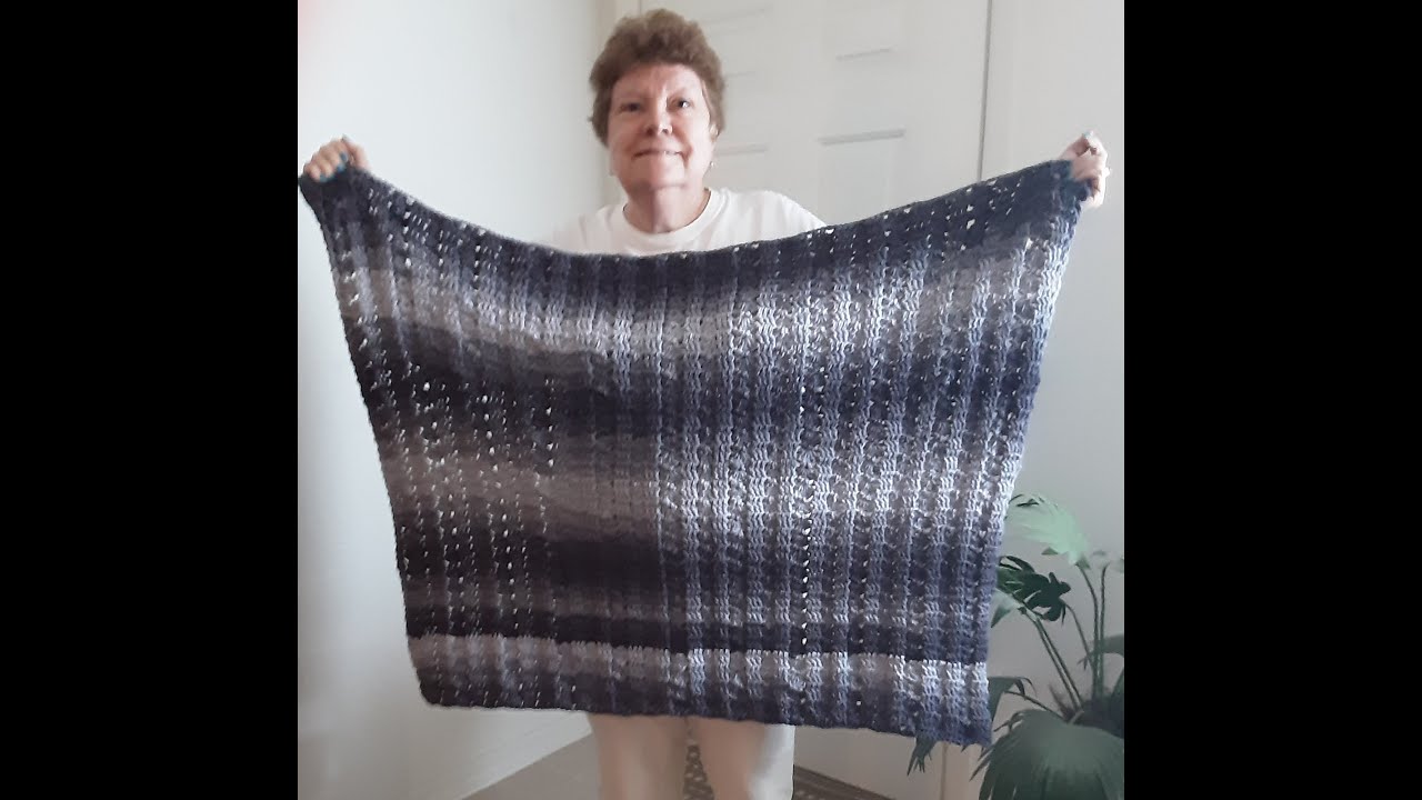 Crochet Tutorial Premier Textured Wave Throw
