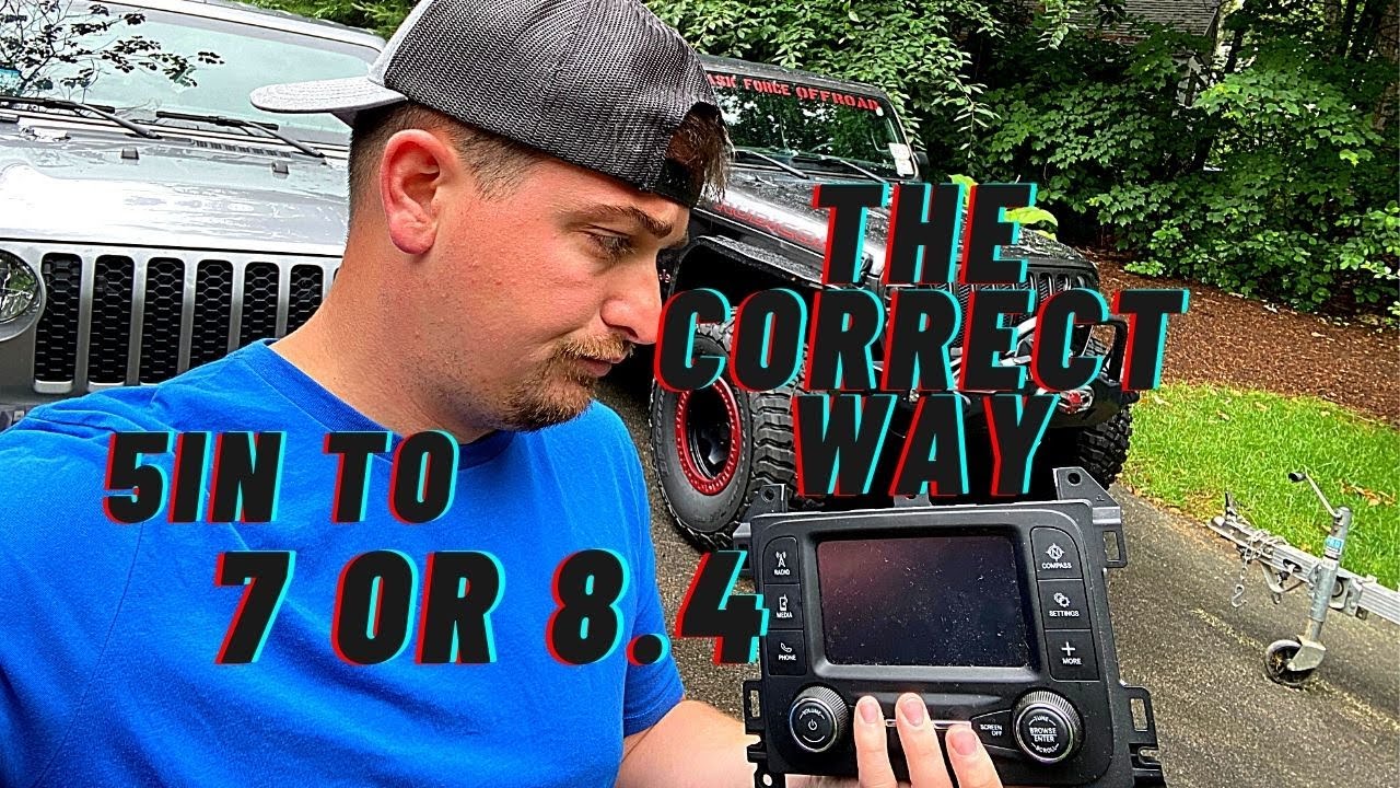 Jeep JL or JT Factory Radio Upgrade (5in-7 or 8.4)