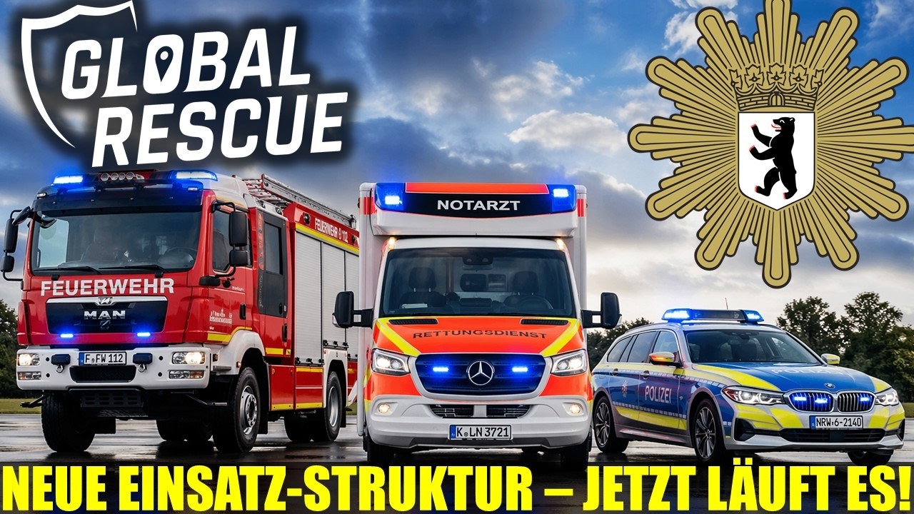 CHAOS BEENDET | JETZT L&Auml;UFT ES RICHTIG | GLOBAL RESCUE 🚒🚑🚓 | #globalrescue #earlyaccess