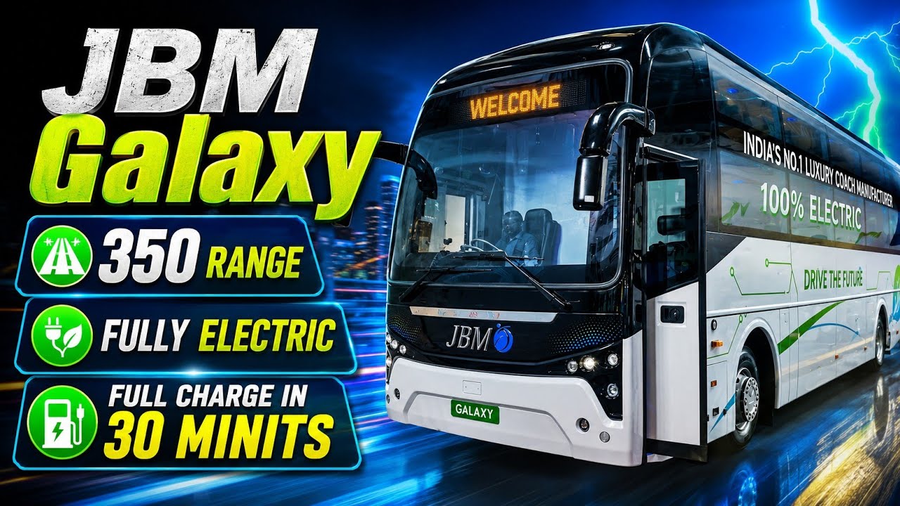 Jbm galaxy electric bus / parivahan 5.0 @Automotiv002 