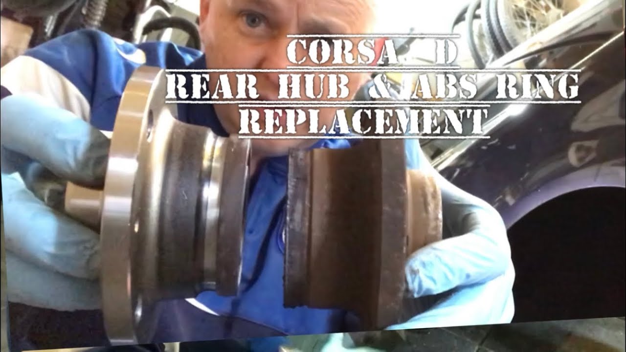 Замена подшипника ступицы заднего колеса и кольца ABS на Vauxhall Opel Corsa D, ремонт своими рук...