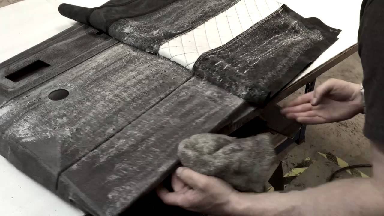 Fitting Leather Trim to a Door Card