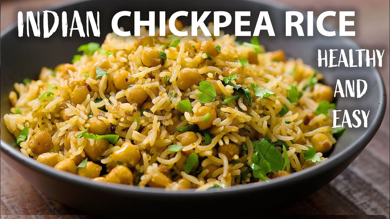 Chickpea Rice Recipe | Easy Vegetarian and Vegan Meals | Rice Recipes