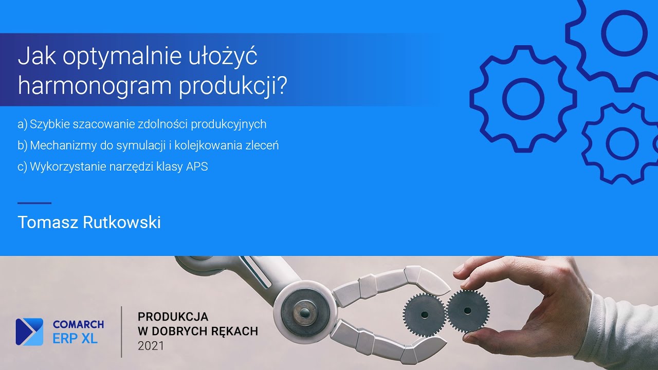 Jak optymalnie ułożyć harmonogram produkcji?
