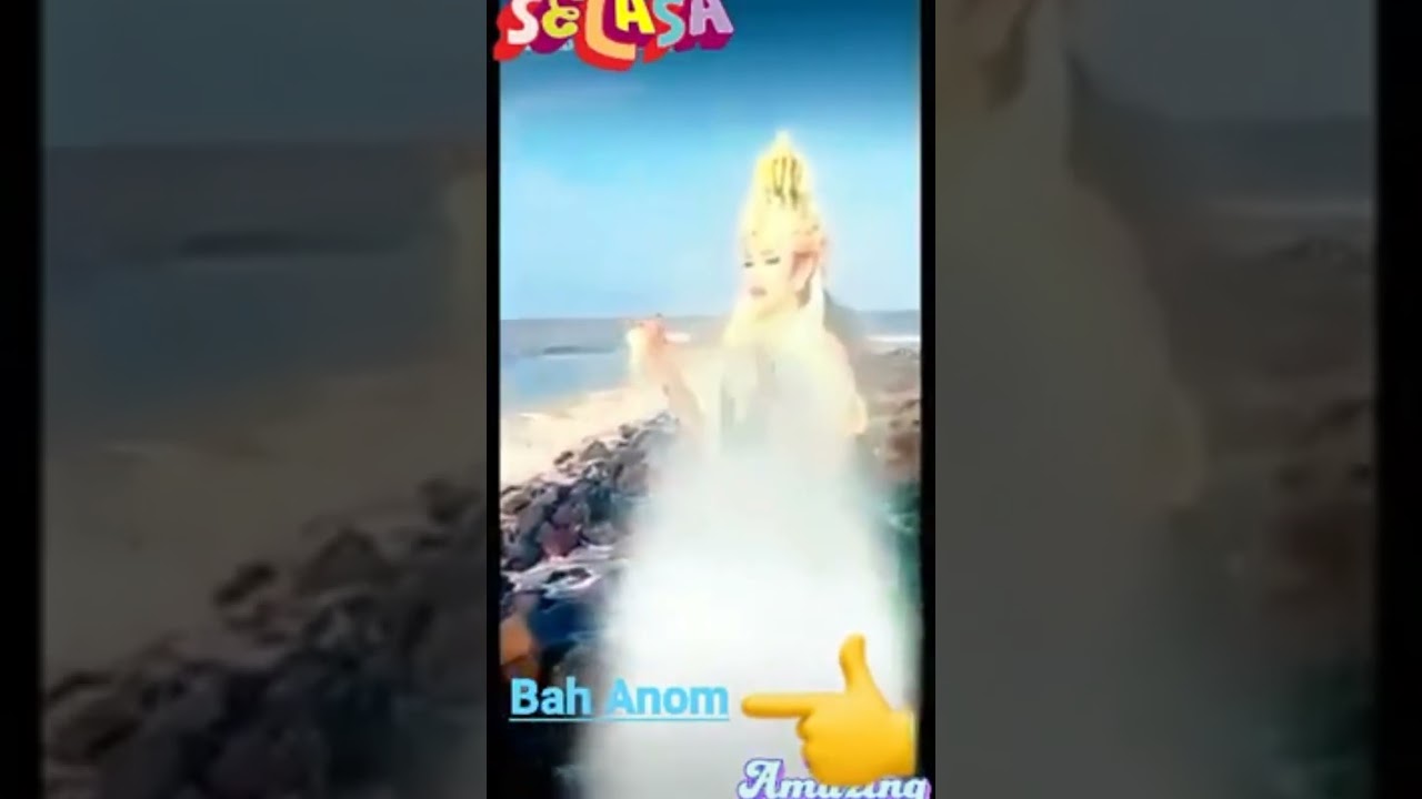 penampakan ibu ratu pantai selatan..