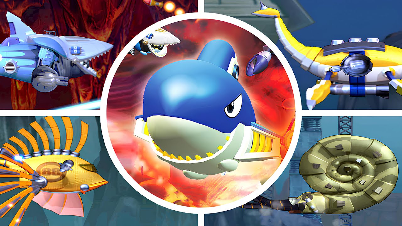 Ocean Commander (Underwater Attack) - All Bosses + Ending
