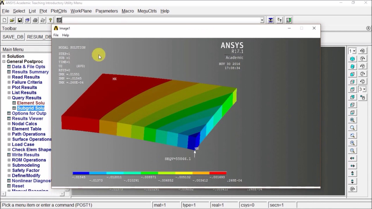 BYU ANSYS Tutorial - Making High Quality Plots