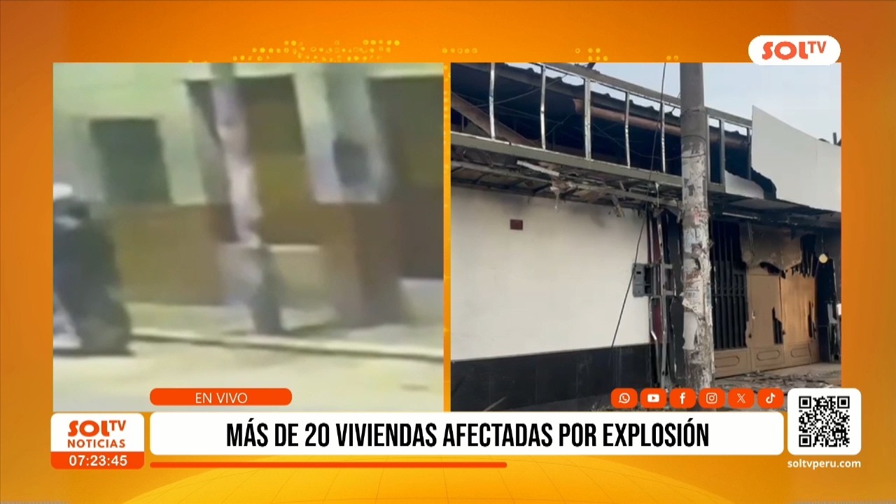 Trujillo: más de 20 viviendas resultaron afectadas tras explosión en local de eventos en Av. Santa