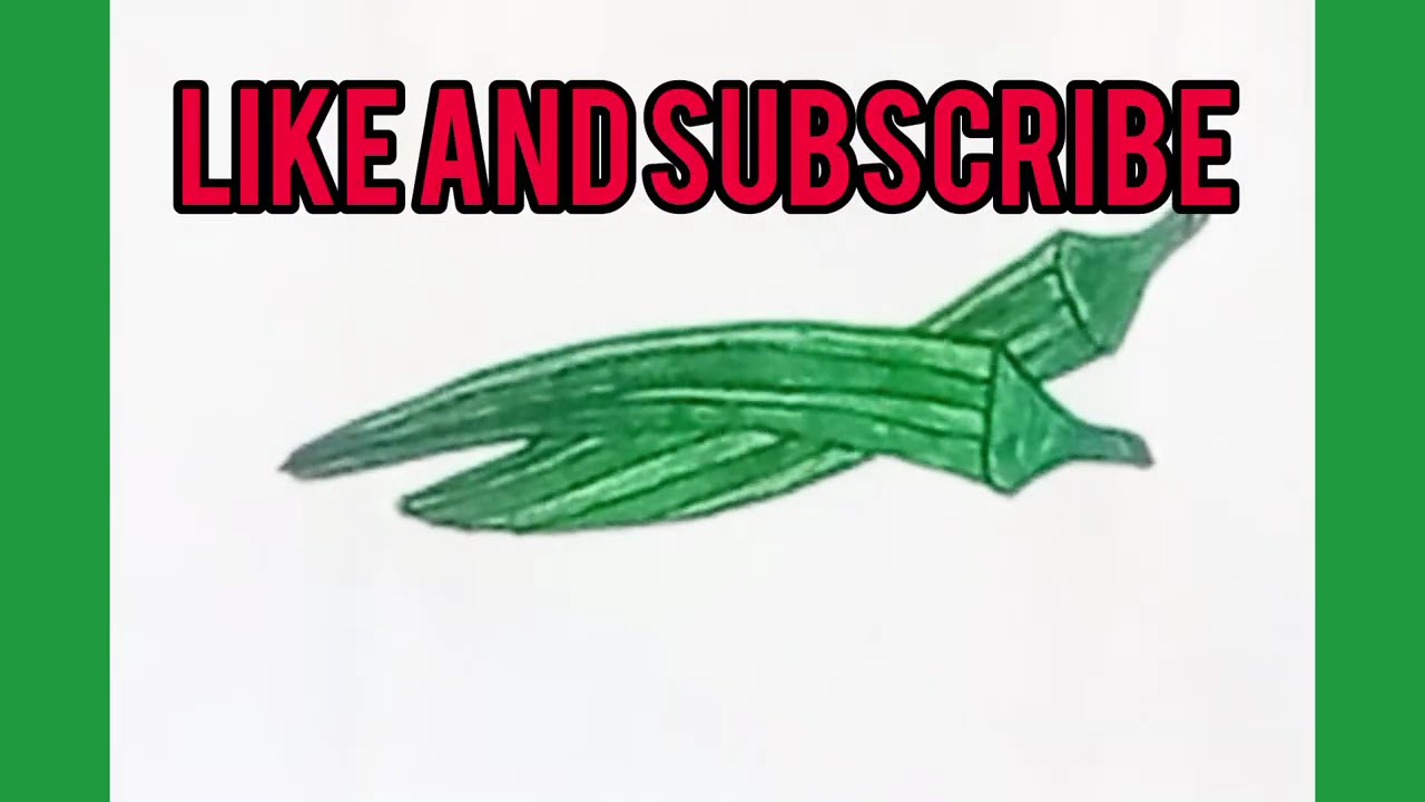 HOW to draw a ladyfinger
