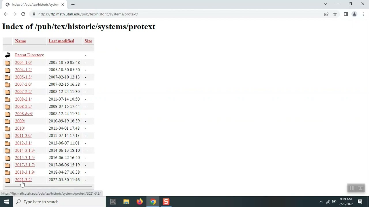 Downloading archived ProTeXt