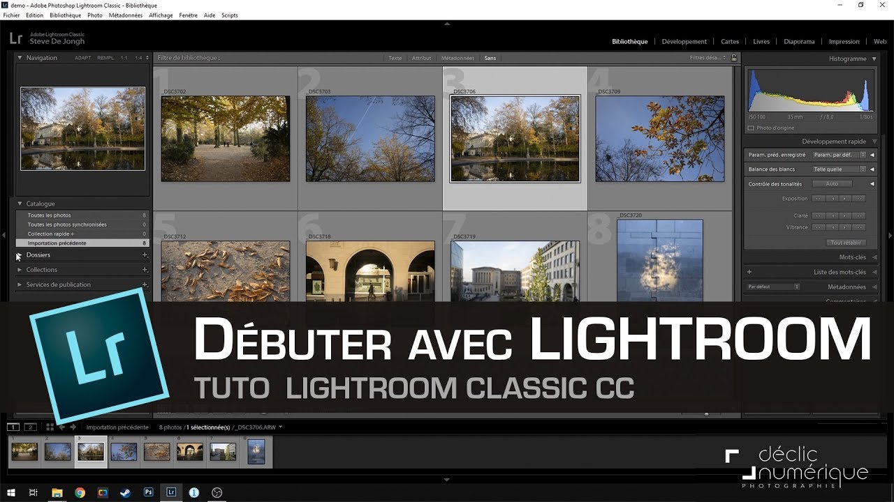 Bien DEBUTER avec Adobe LIGHTROOM Classic CC