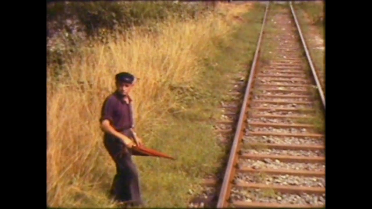 train Guîtres Marcenais - historical super 8 film 1983