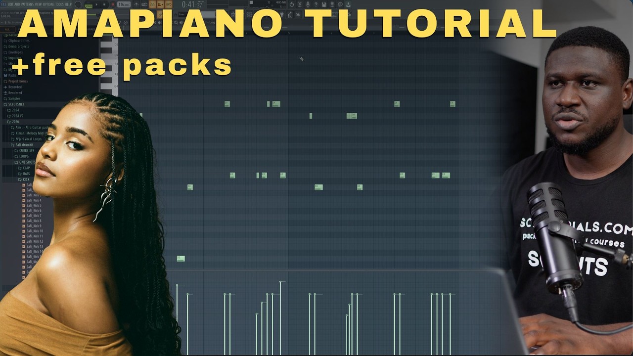 How to make Amapiano beats for Tyla in FL Studio | Beat breakdown