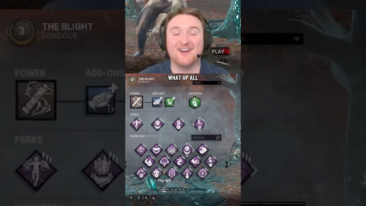 Best Blight Build #dbd #deadbydaylight #dbdclips #dbdkiller #deadbydaylightkiller #dbdshorts #gaming