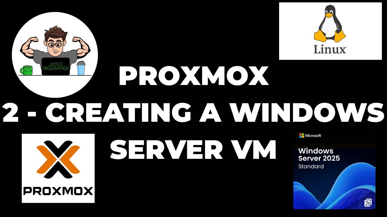 Proxmox Home Lab - Creating a Windows Server VM with Best Pratices