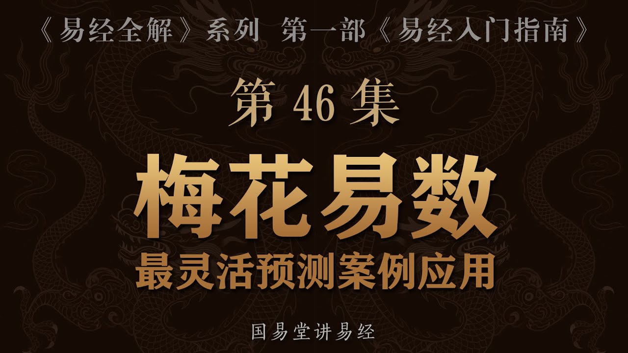 《易经入门》第46集 梅花易数应用案例概述最灵活的预测术