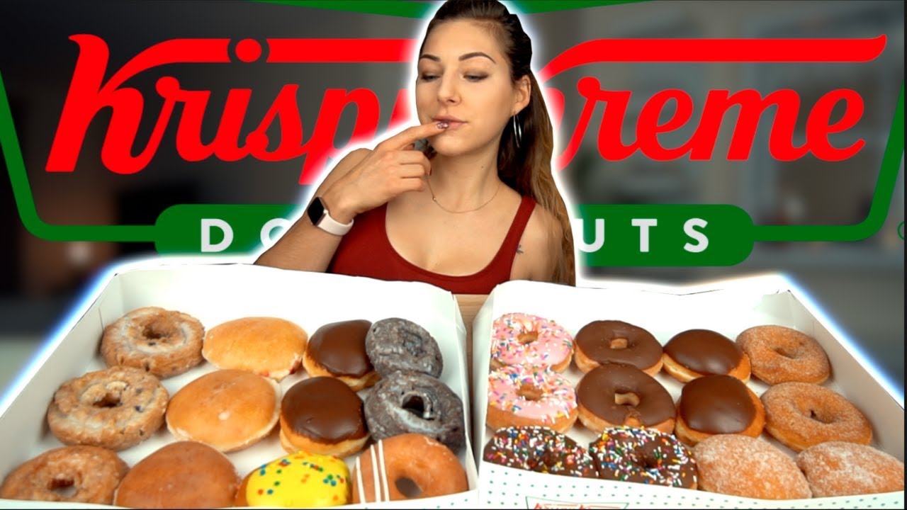 GIRL EATS EVERY SINGLE Krispy Kreme DONUT | 6000+ KCAL