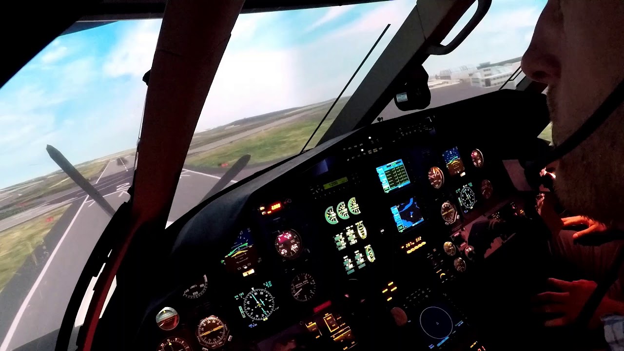 Level-D full motion sim Pilatus PC-12 Emergencies training