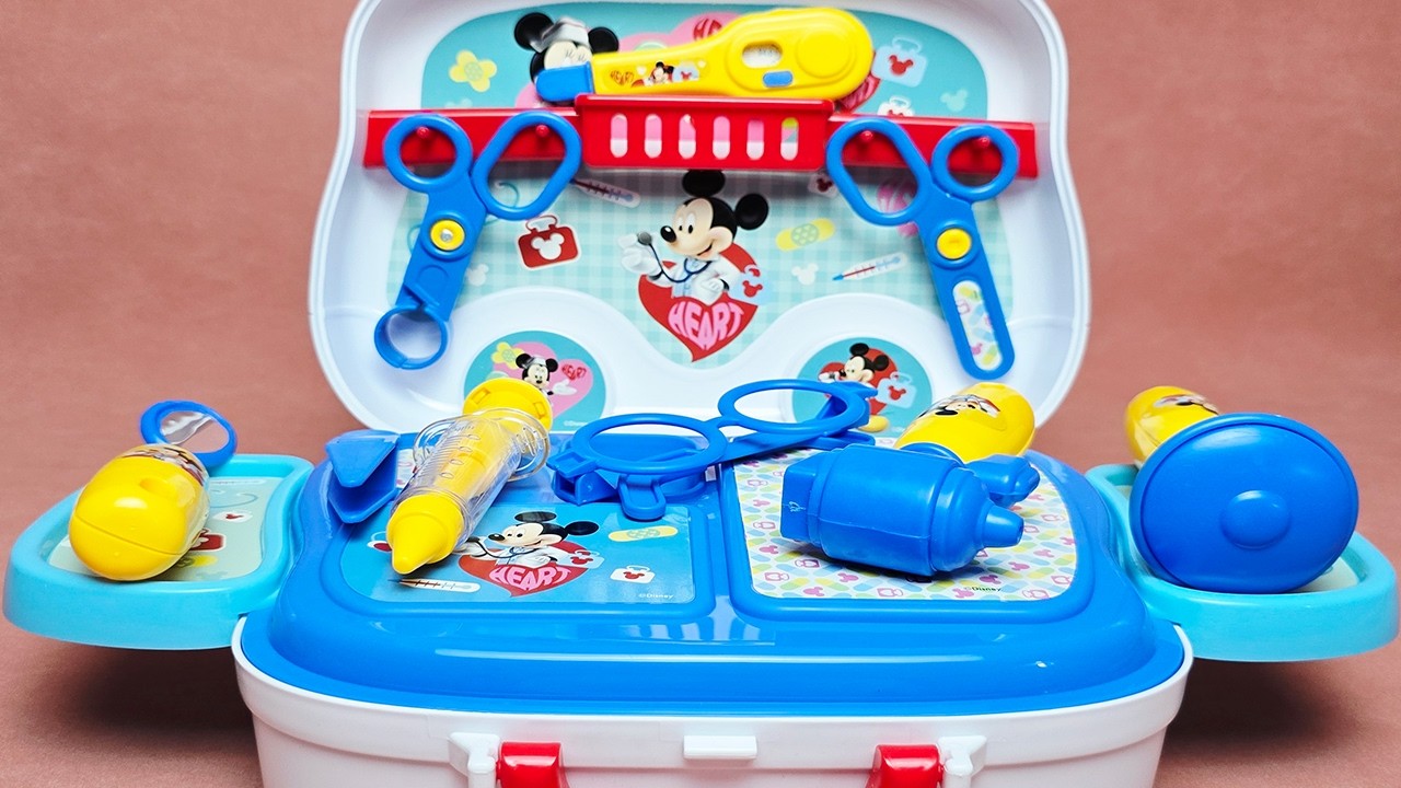 Disney Minnie Mouse Friends Doctor Set Satisfying with Unboxing Compilation Toys ASMR #996