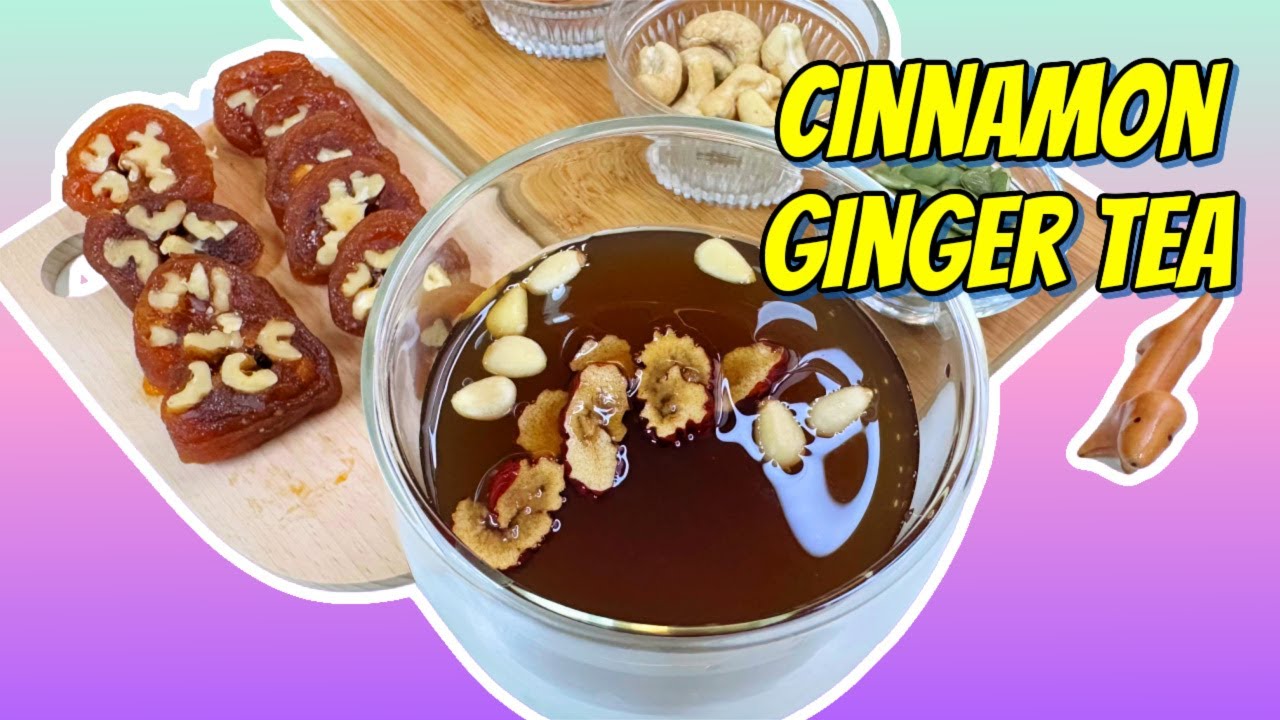 How To Make CINNAMON Ginger Tea at Home ☕
