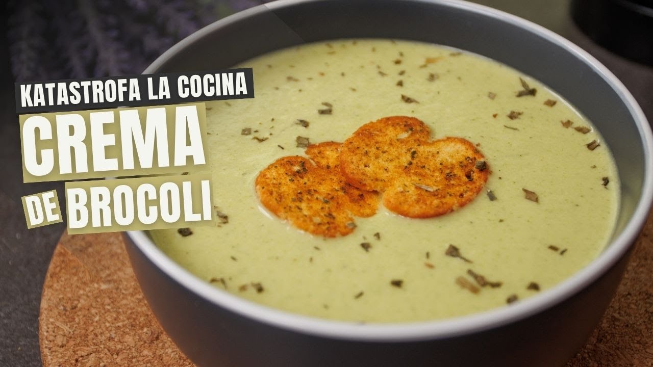 Crema de brocoli, riquísima y nutritiva