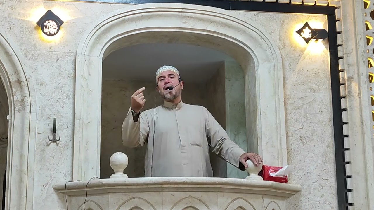 خطبة الجمعة اليوم في جامع الإيمان/مدينة الباب (( لا يؤمن أحدكم حتى يحب لأخيه ما يحب لنفسه )) .