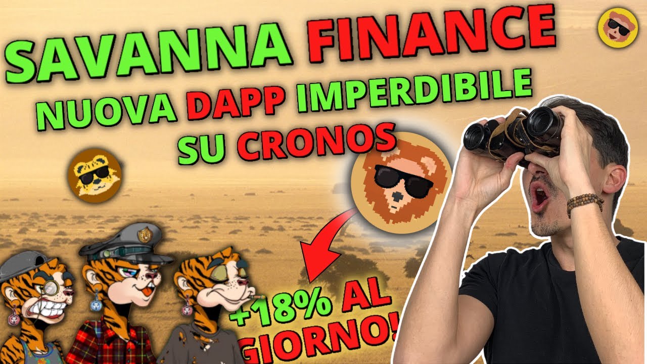 SAVANNA FINANCE 🦁 APY FUORI DI TESTA su CRONOS 🤯 (MM FINANCE - CRYPTO.COM)