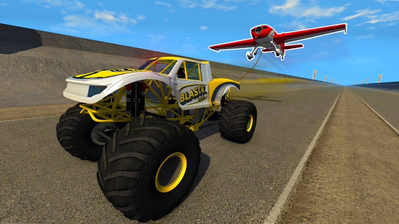 BeamNG — превращаем самолёт в воздушного змея! — Игровой процесс BeamNG Drive Sandbox