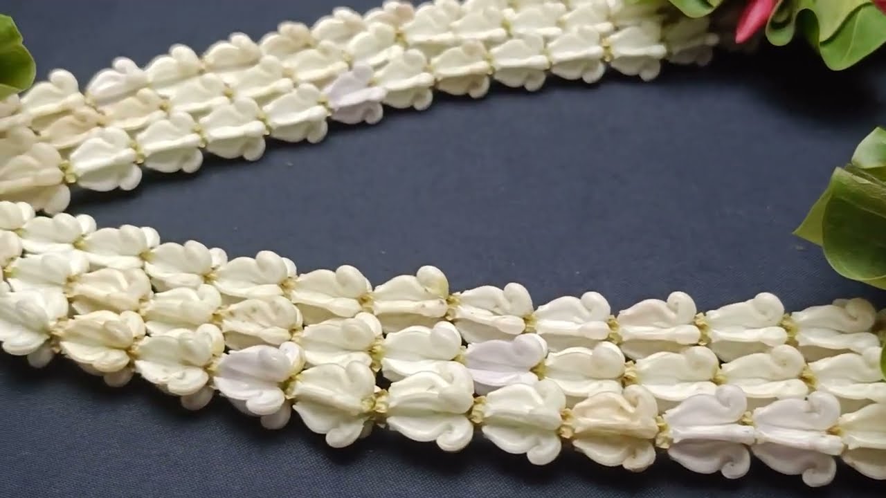 how to make erukkam poo maalai/vinayagar chathurthi/crown flower/garland