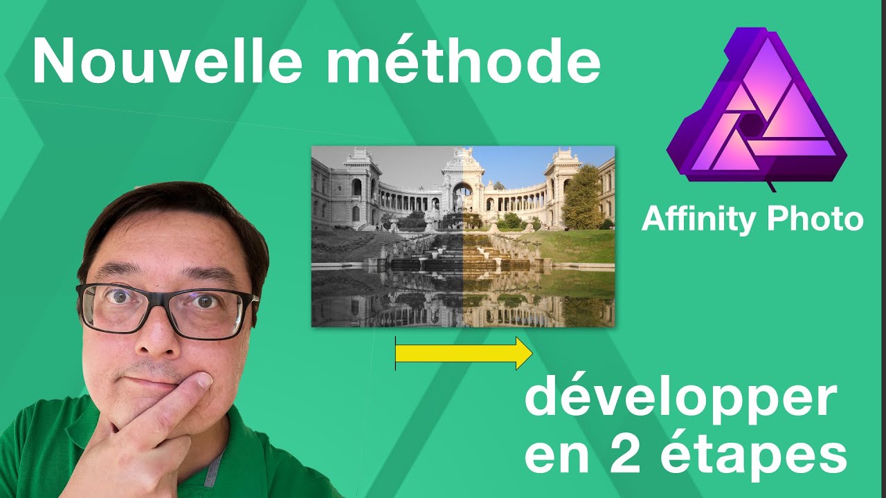 Développer une photo couleur avec du noir et blanc dans Affinity Photo