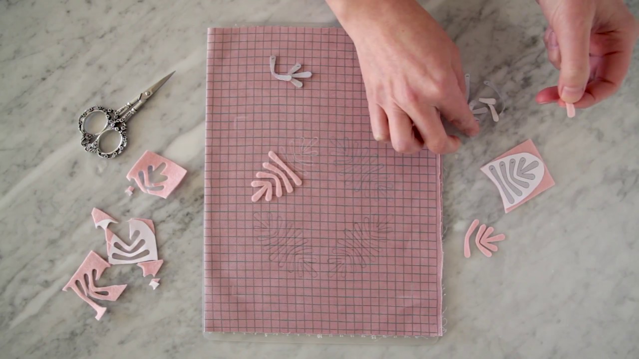 How to cut felt shapes for appliqué