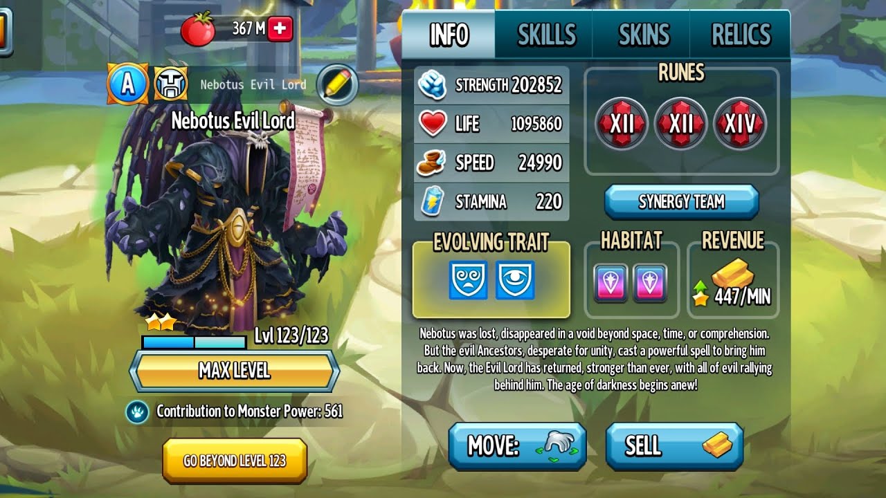 Finally I got Nebotus Evil Lord | Monster Legends Gameplay 