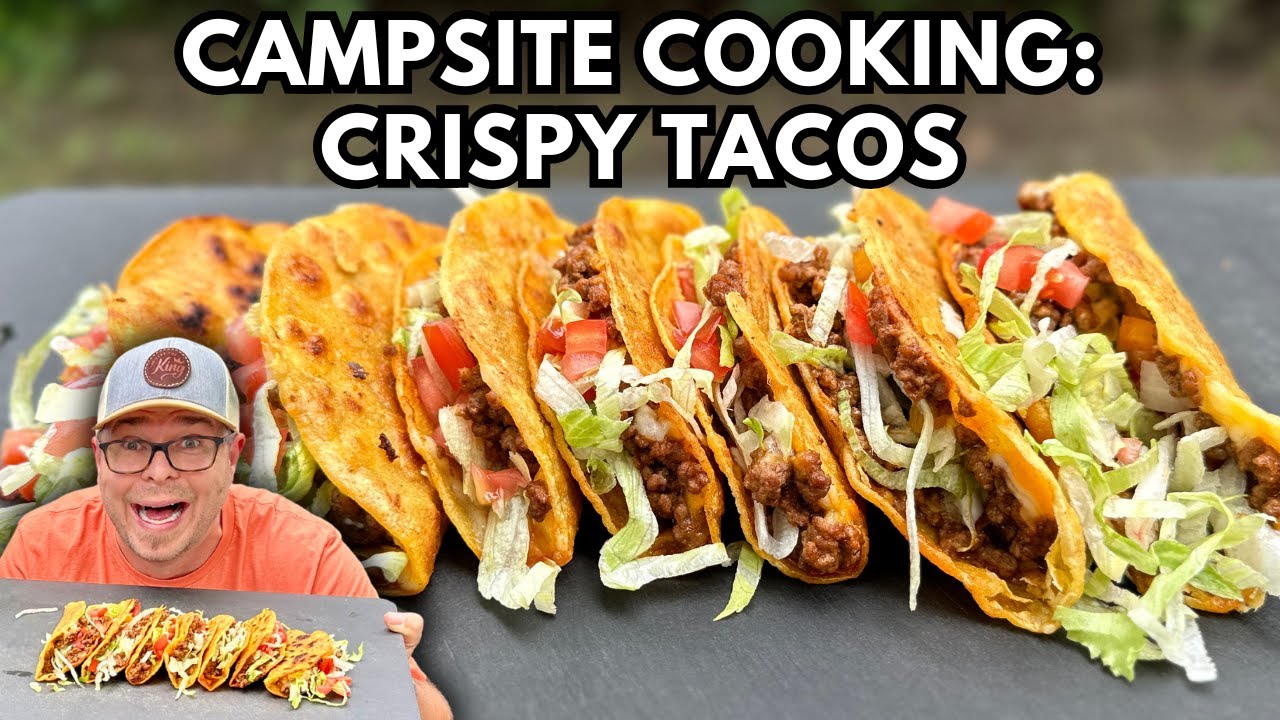 I Would Choose THESE CRISPY TACOS Over Store-Bought Taco Shells ANY DAY!  Easy Camping Recipe!