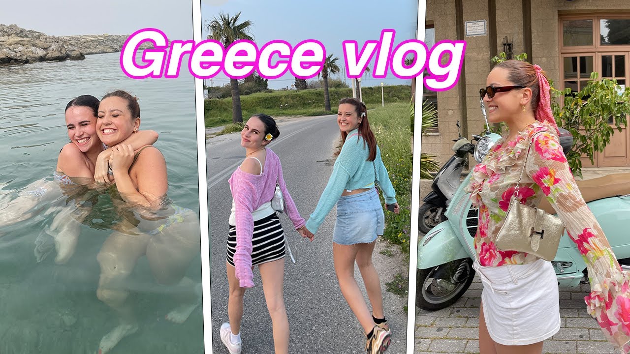 Greece vlog with my bestie!!!!