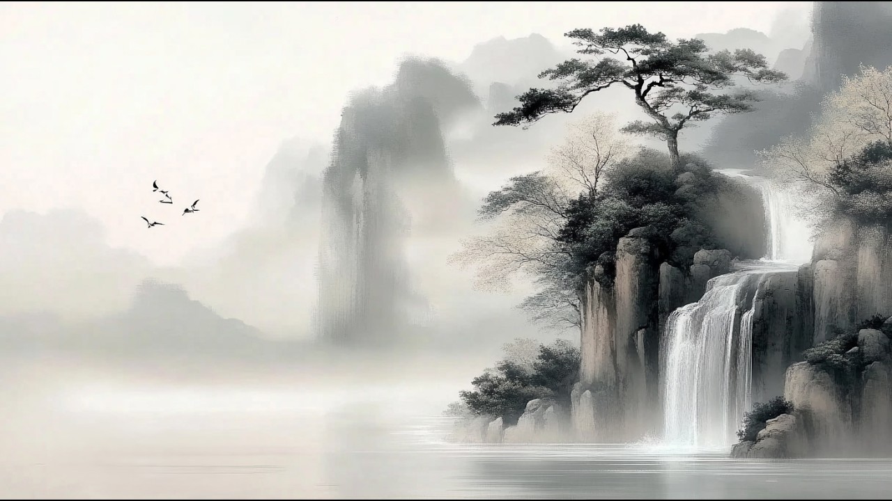 「 聽 · 見 」水墨為林 箏簫禪韻‧古風‧輕音樂🍃療癒 冥想 靜心 陪伴 養生 助眠 #MeditationMusic #ChineseZither #Relaxing#chineselofi
