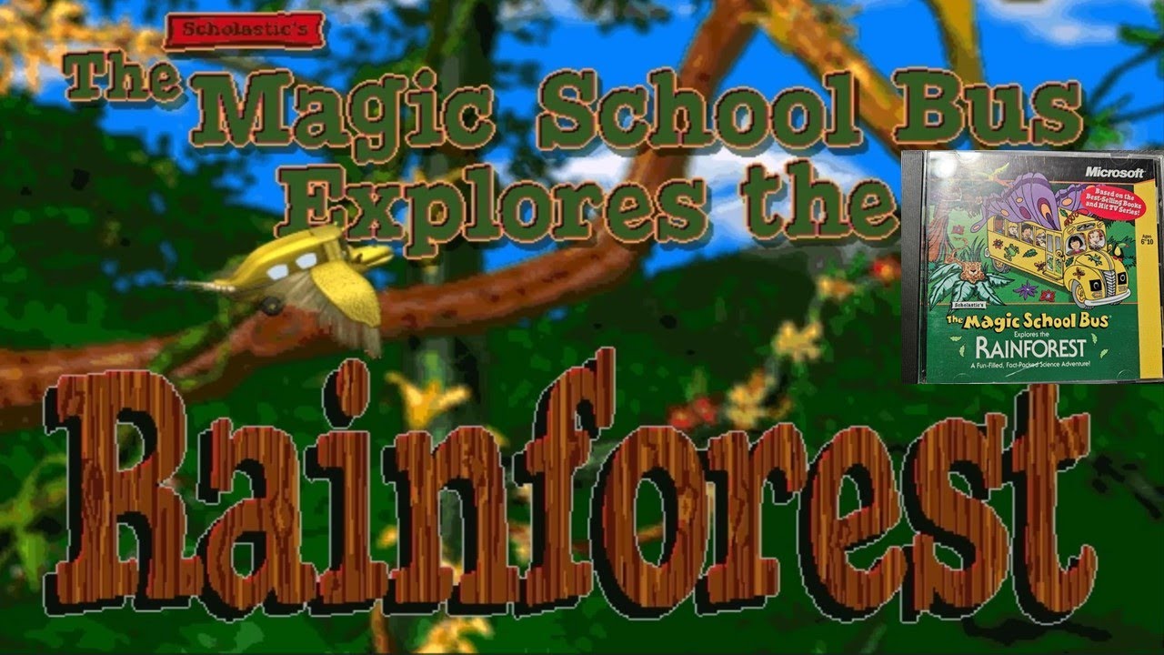 The Magic School Bus Explores the Rainforest 1997 CD-ROM - 100% Full Playthrough